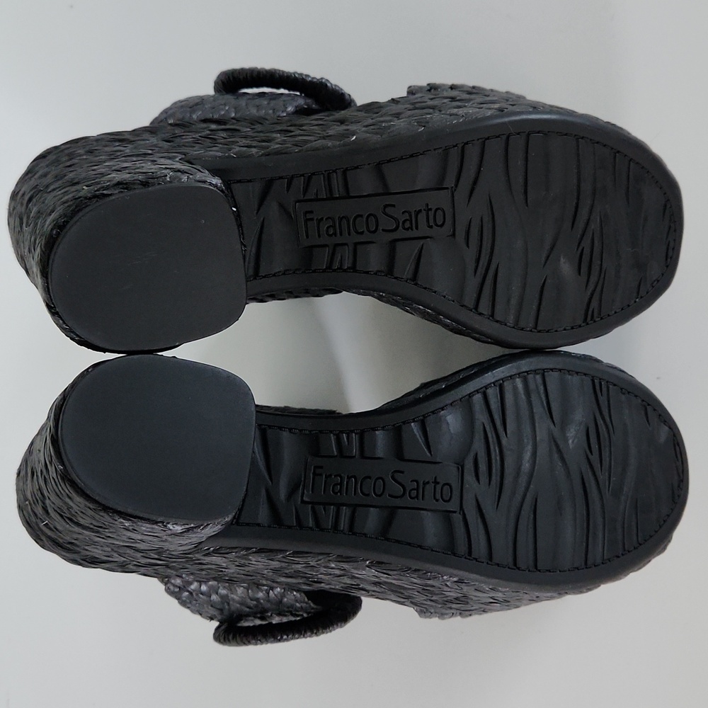 Franco Sarto Costa Woven Platform Sandals - Picture 7 of 10